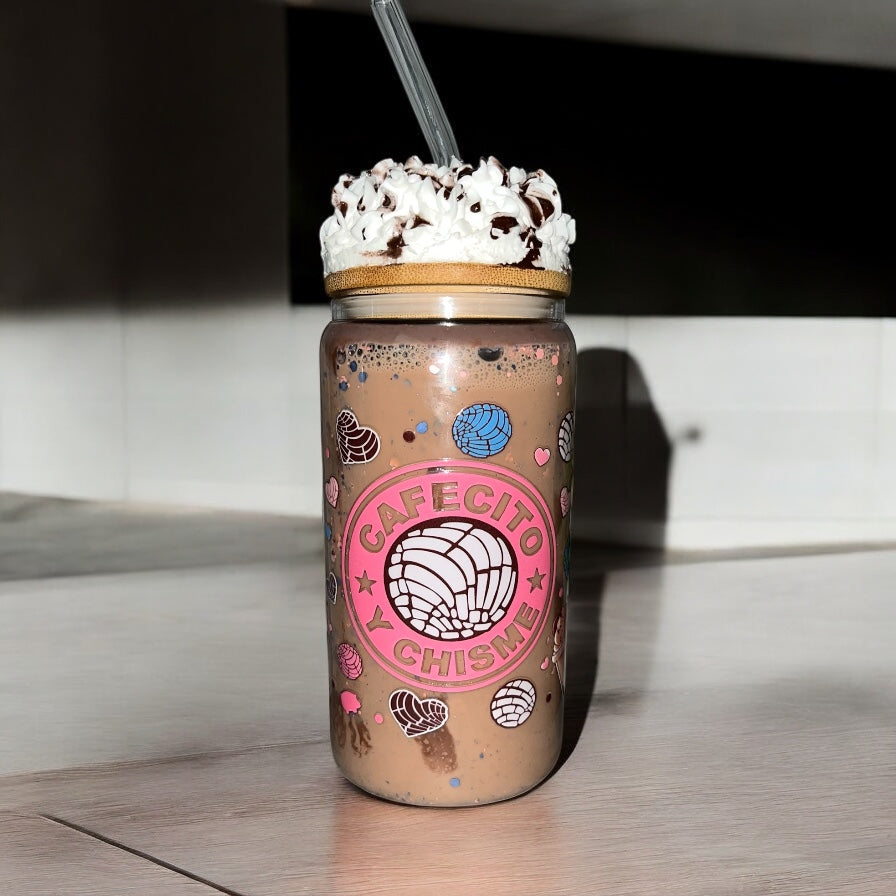 Cafecito Y Chisme- Snowglobe Tumbler