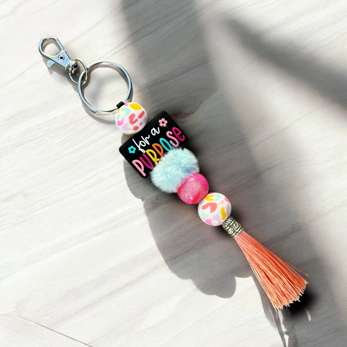 Created With A Purpose, For A Purpose- Keychain Clip On Accessory