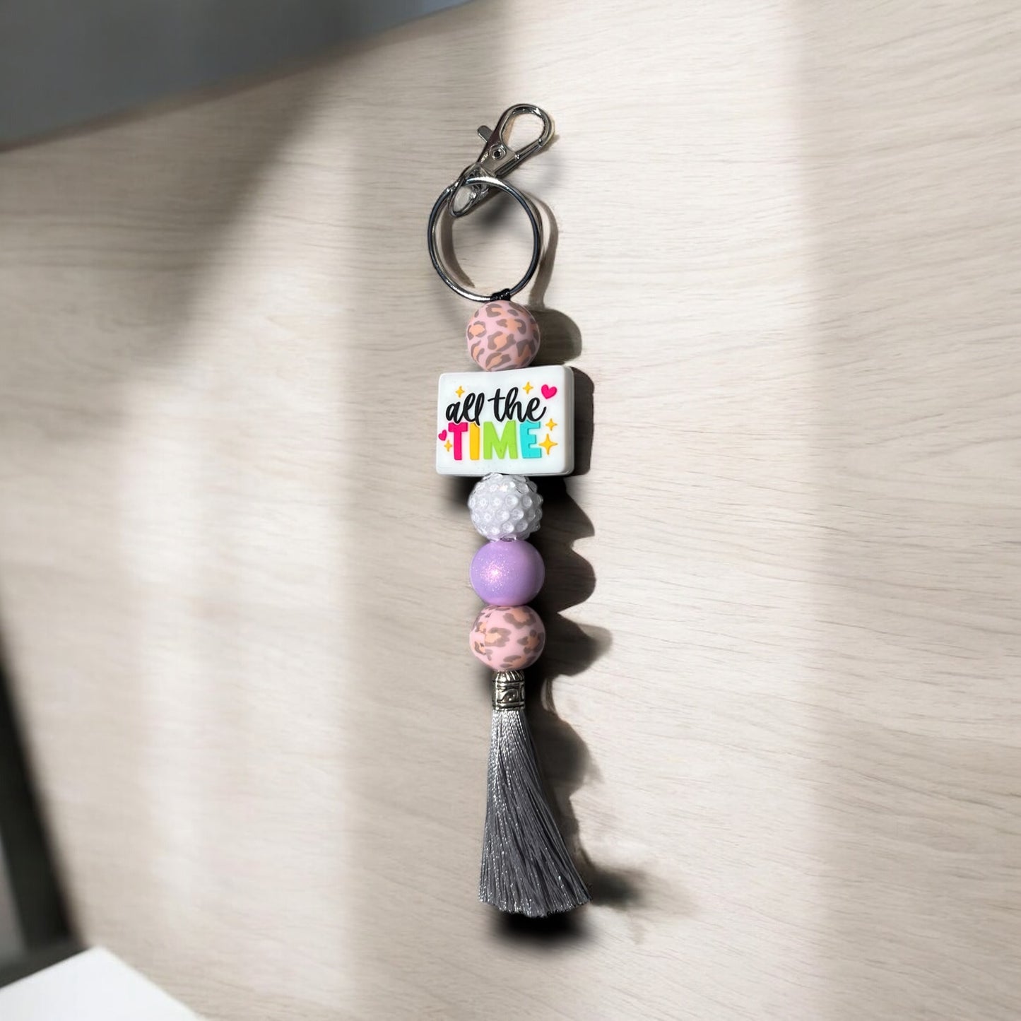 God is good all the time-Keychain Clip On Accessory