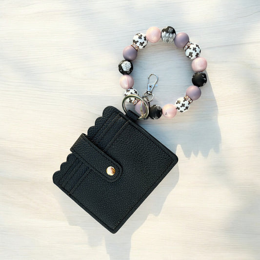 Faith-Wristlet Keychain Wallet Set