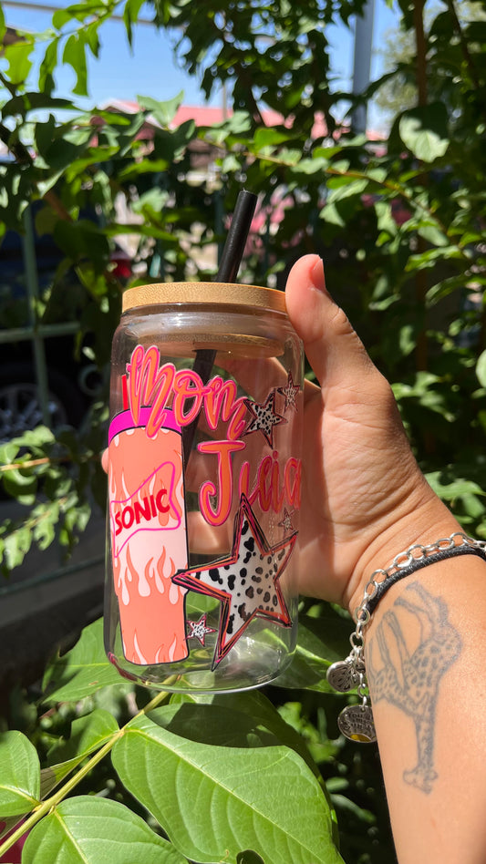 Mom Juice-Clear Tumbler