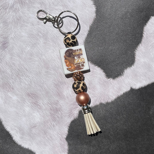 Gods working it out for me-Keychain Clip On Accessory