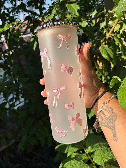 Bow-tastic!-Frosted Tumbler