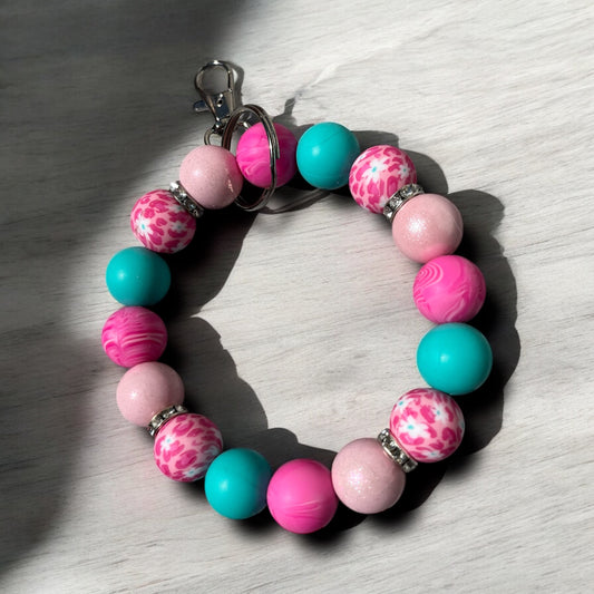 Flower Power-Wristlet Keychain