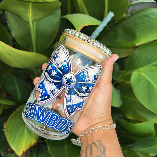 Cowboys-Clear Tumbler