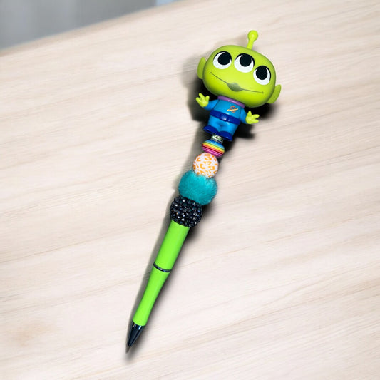Pizza Planet Alien-Big Character Beaded Pen