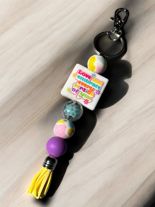 Love yourself-Keychain Clip On Accessory