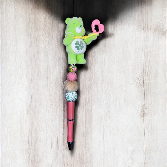 Lucky Bear-Big Character Beaded Pen