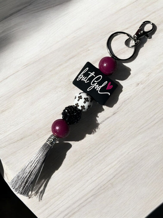 But God-Keychain Clip On Accessory