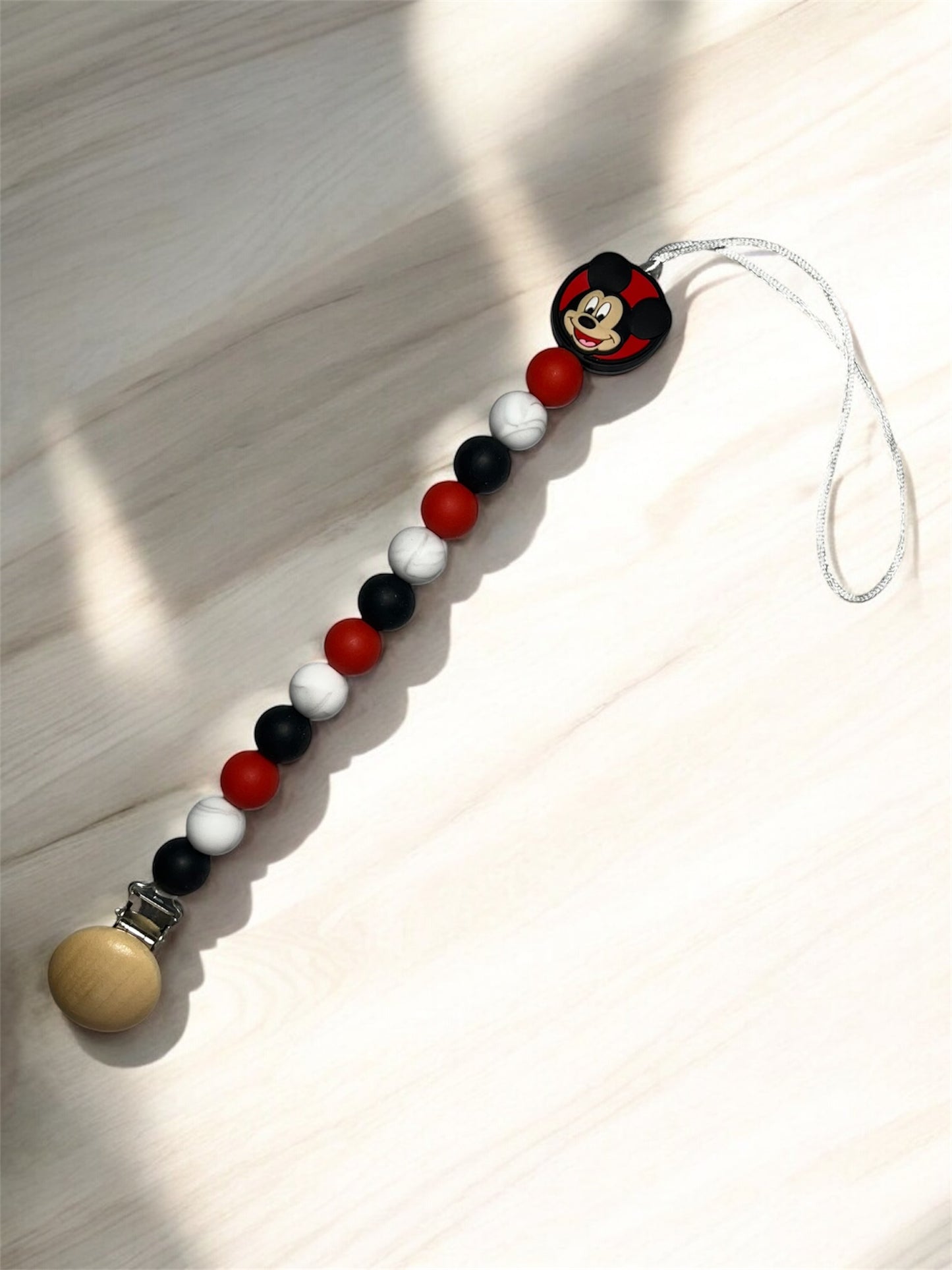 Mickey-Pacifier Clip