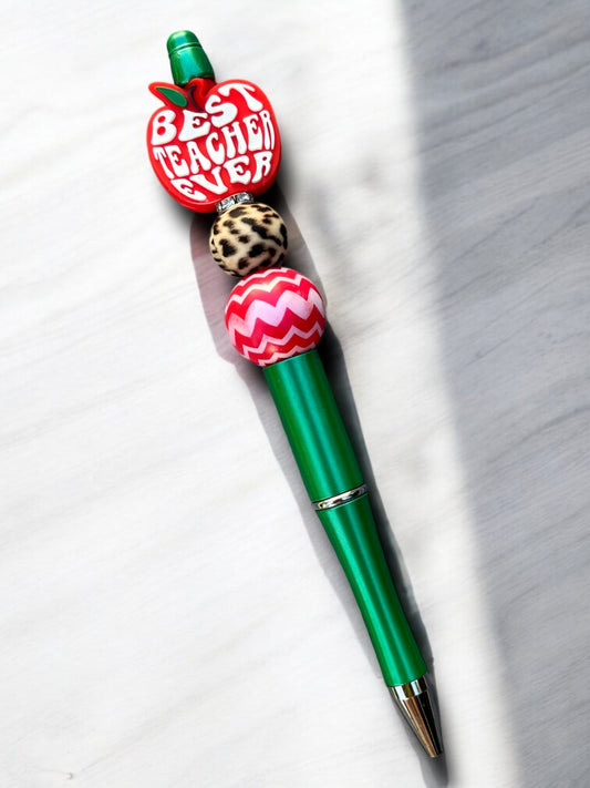 Best Teacher Ever-Beaded Pen
