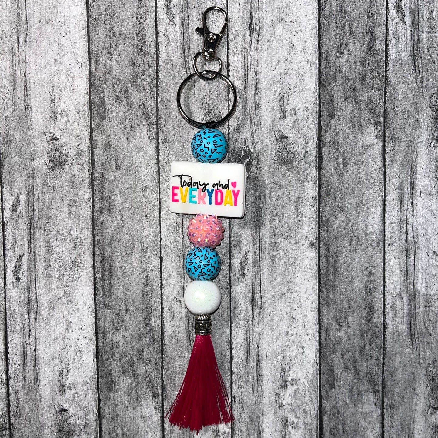 Make yourself a priority, today and everyday- Keychain clip on accessory