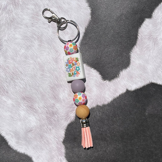 Jesus Has My Back-Keychain Clip On Accessory