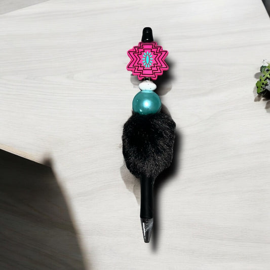 Aztec-Beaded Pen