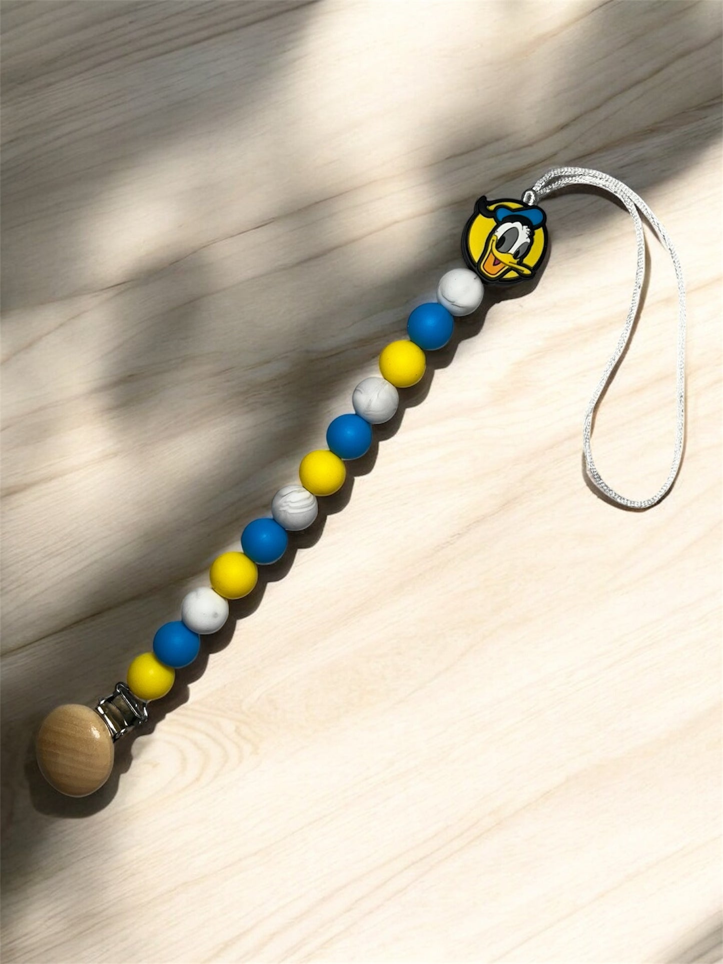 Donald Duck- Pacifier Clip