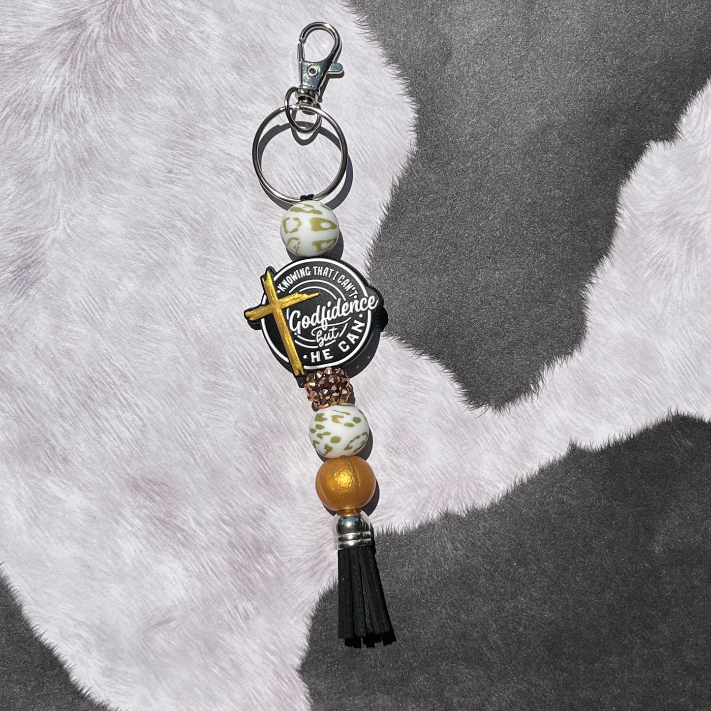 God-fidence-Keychain clip on accessory