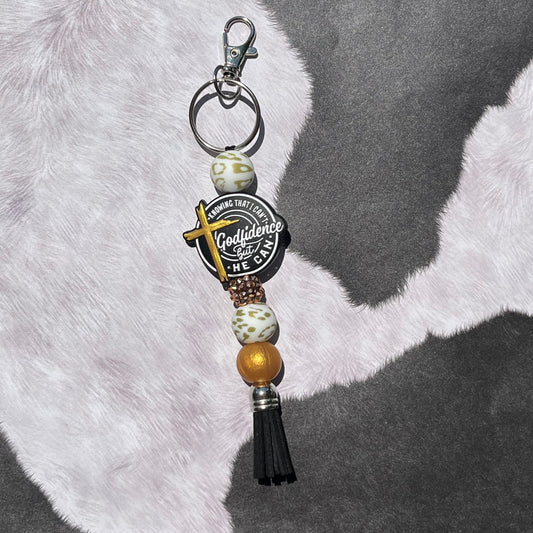 God-fidence-Keychain clip on accessory