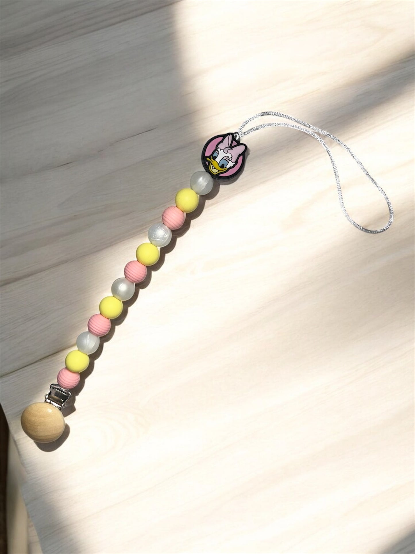 Daisy-Pacifier Clip